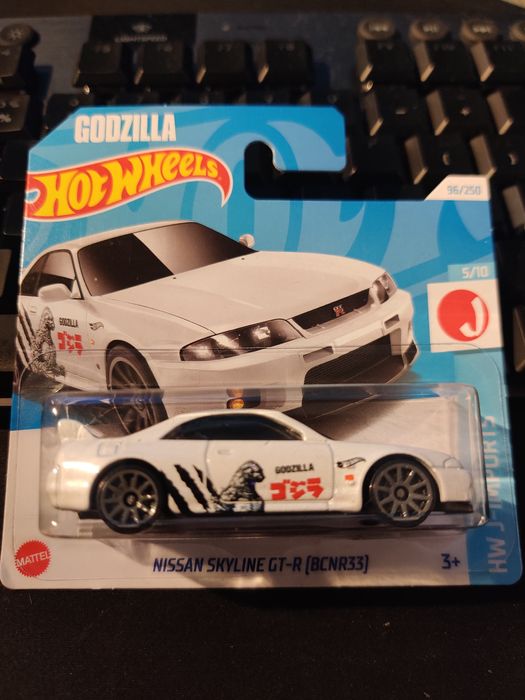 Autko Hot Wheels Nissan Skyline GT-R BNR33 Godzilla