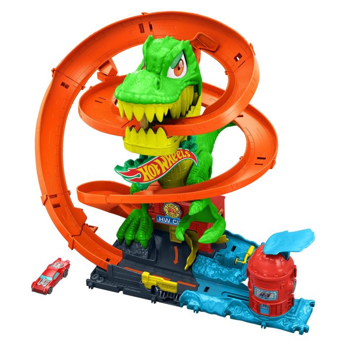 Ігровий набір Hot Wheels Атака вогняного Ті-Рексу