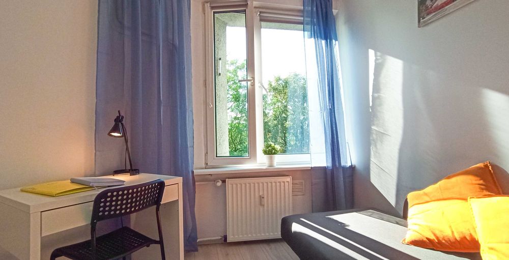 Jasny pokój Gwiazdy Centrum przy UE, UŚ, Akad.Muz, Pol.Śl