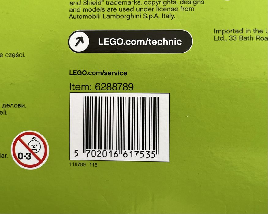 LEGO Technic 42115 – Lamborghini Sián FKP 37