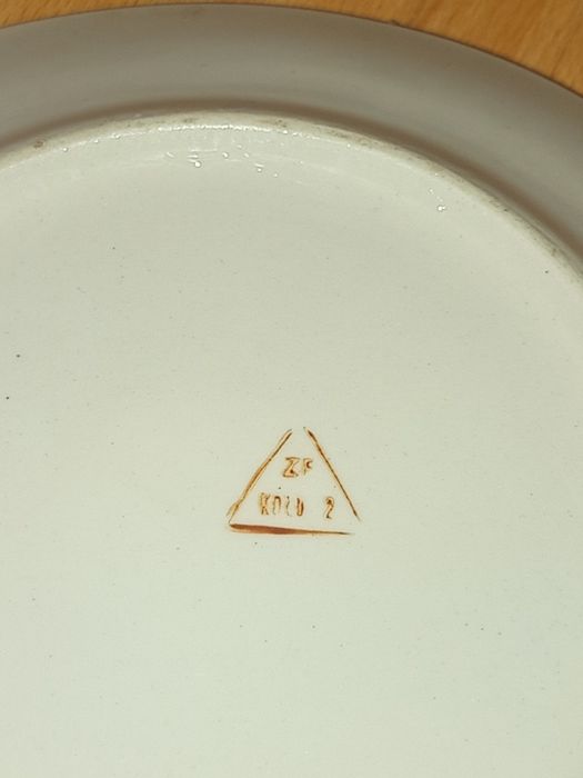 Talerzyk porcelana Koło