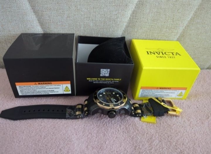 NEW Invicta NHL Anaheim Ducks Edition - 48mm Black Dial - Original Box