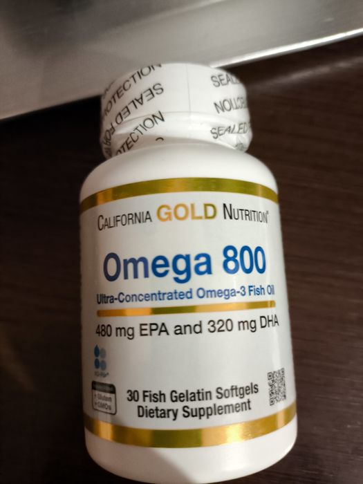 омега-800, ультраконцентрований риб’ячий жир з омега-3,