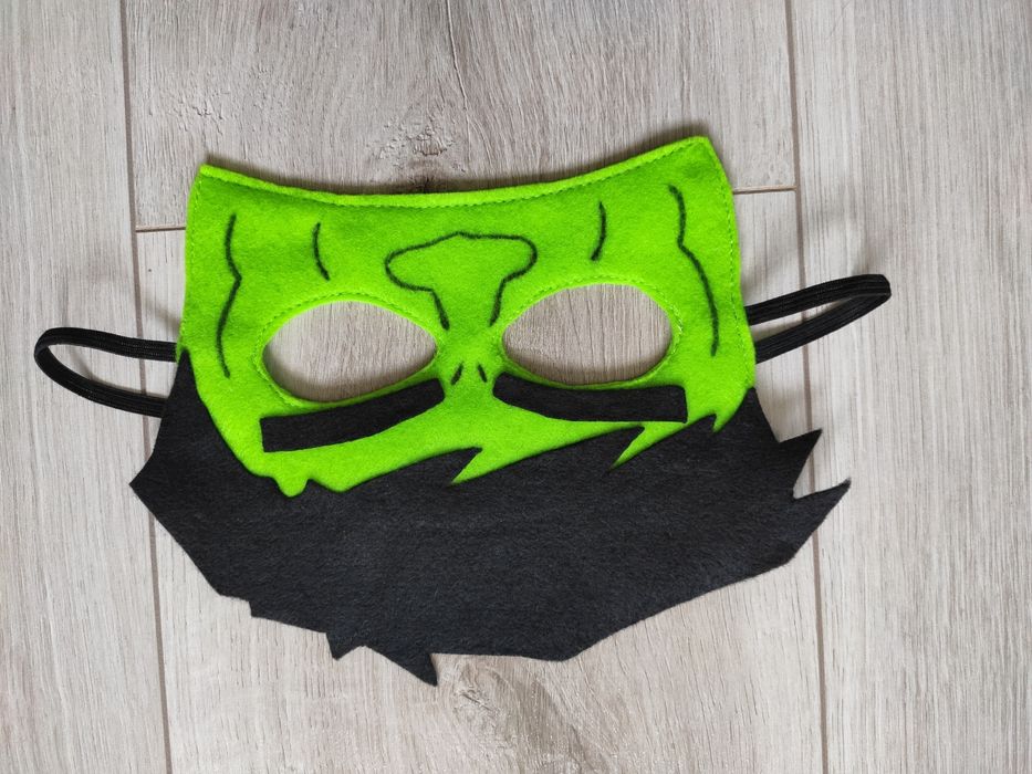 Maska karnawałowa Hulk bohater przebranie filc bal hulk nowa