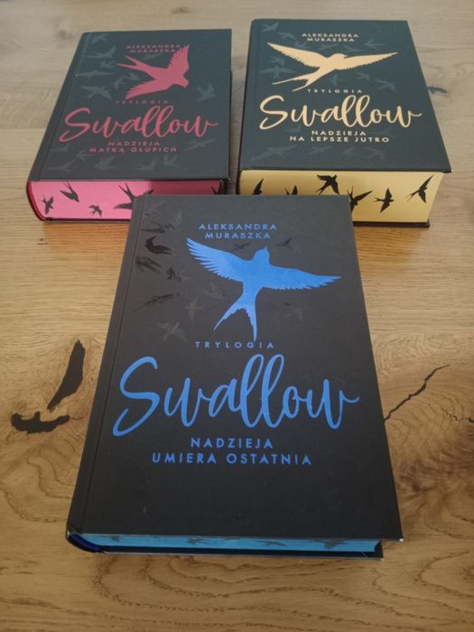 Trylogia Swallow Aleksandra Muraszka z autografem wyd. specjalne
