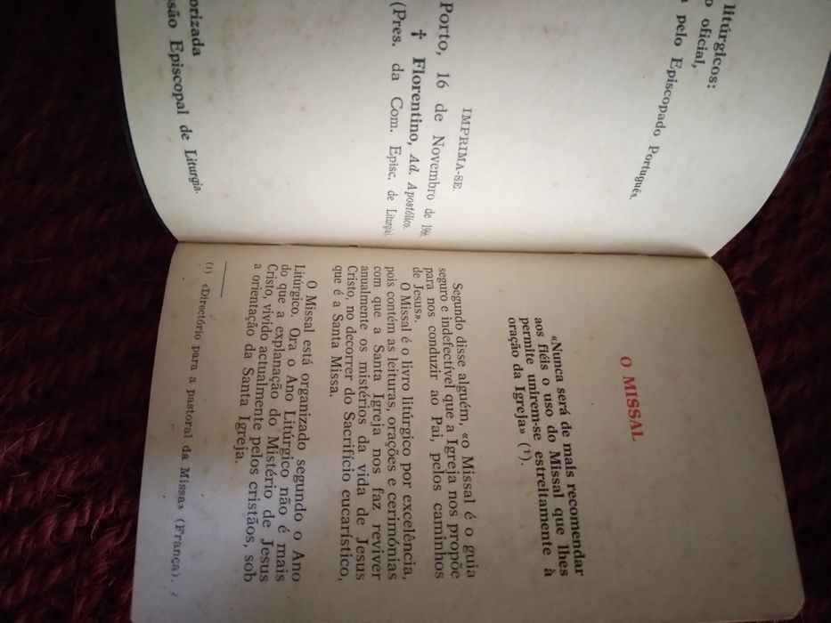 Missal romano quotidiano e Missal paroquial