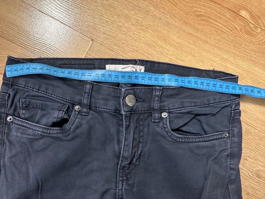 Spodnie Dżinsy proste nogawki H&M 36