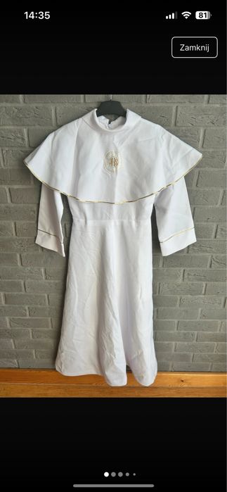 Alba komunijna dziewczęca