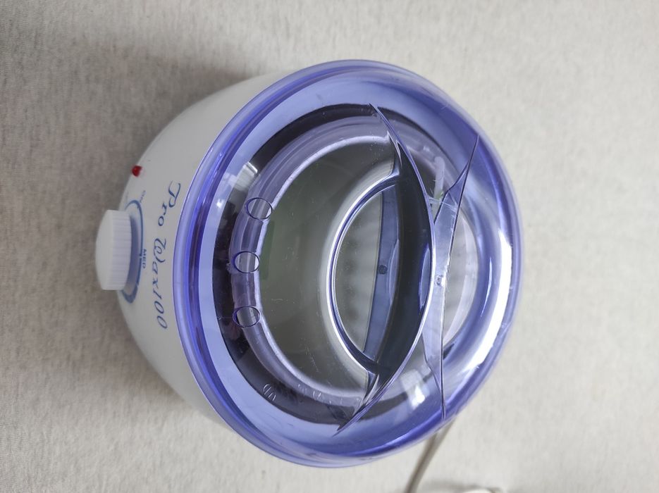 Podgrzewacz do wosku + 100g wosku- świetny stan!