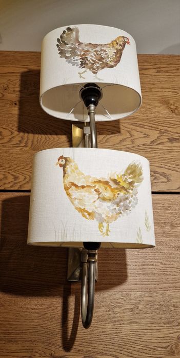 2 Candeeiros de Parede com inspiração Campestre