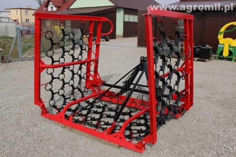 Włóka łąkowo-polowa brona nowa polska AGRO-FACTORY 3 rzędy