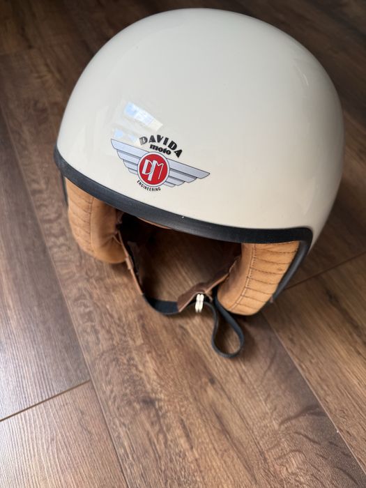 Oryginalny kask Davida .cafe racer choper harley
