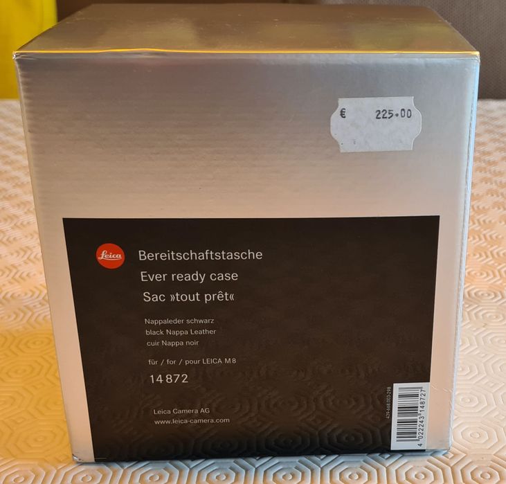 Estojo Leica M em pele