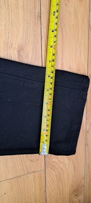 spodnie, jeansy, biodrówki, 36, czarne, Yazz