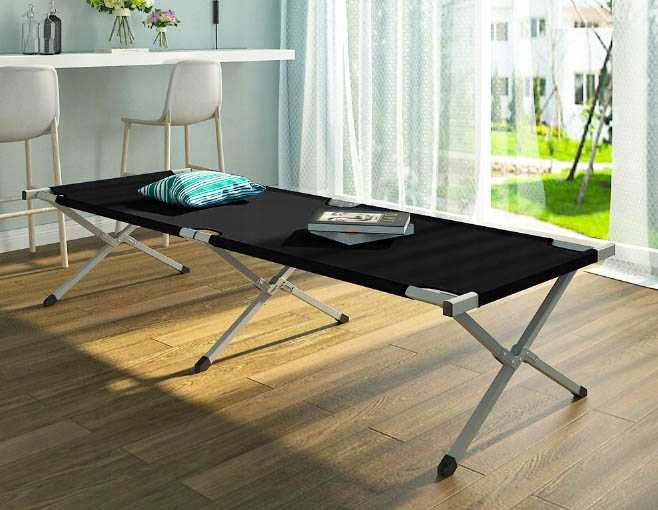 ŁOŻKO POLOWE turystyczne łóżko składane polówka XXL