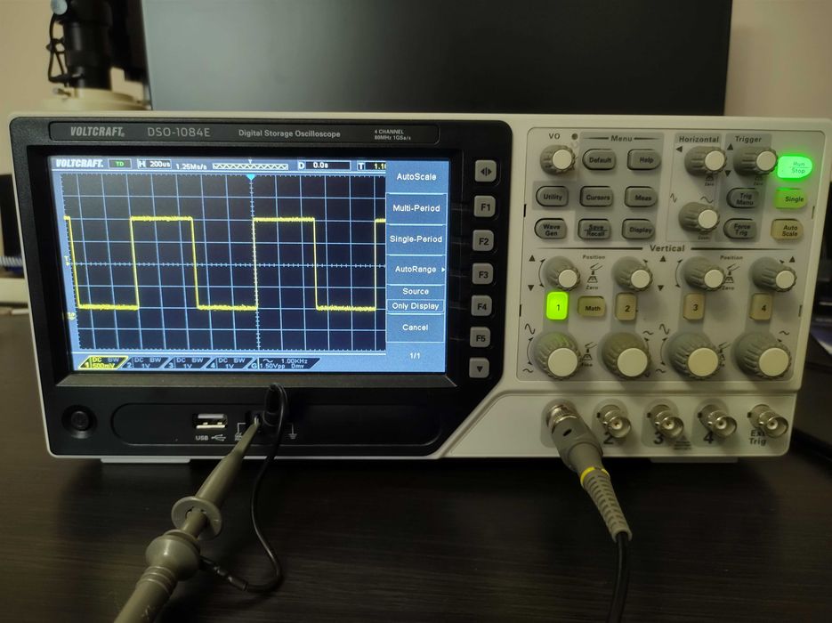 VOLTCRAFT DSO-1084E oscyloskop 80 MHz 4-kanałowy