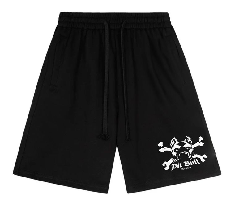 Спортивные шорты Pit Bull Casual  Logo черные питбуль