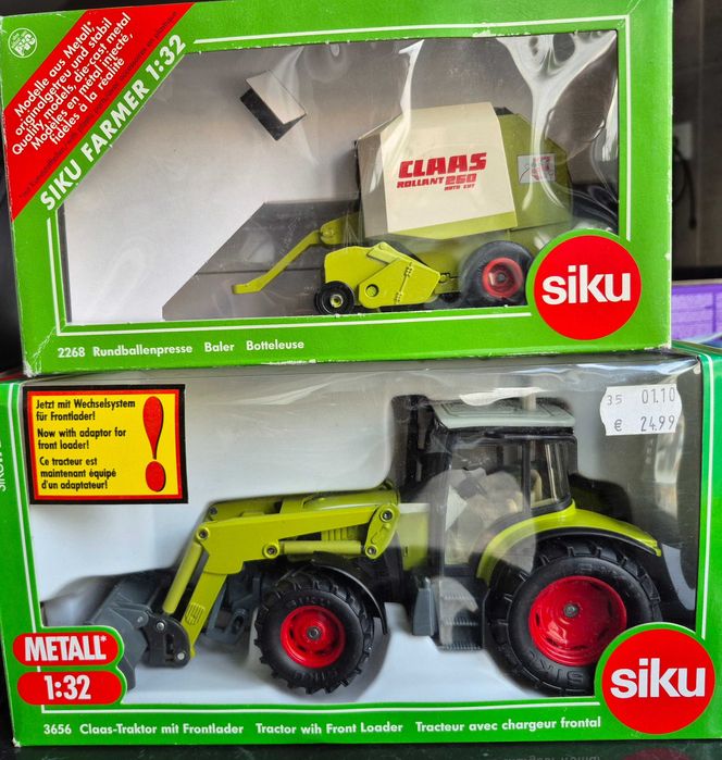 Siku 3656 Claas 697 ATZ Prasa Claas Rollant 250