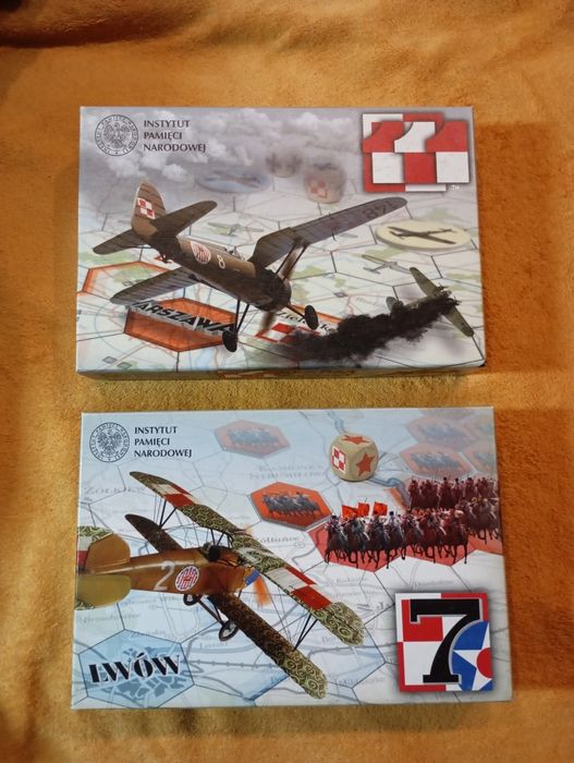 2 gry planszowe samoloty