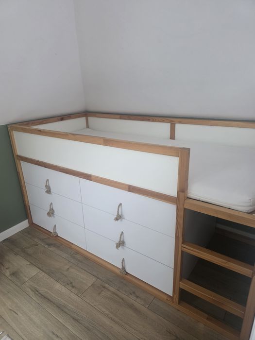 Lóżko Ikea KURA 90/200 materac GRATIS