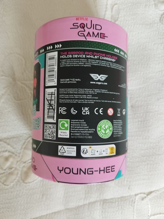 Figura colecionável oficial da boneca Young-Hee do jogo Squid Game da