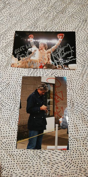 Fotografias autografadas por lendas do boxe mundial (portes grátis)
