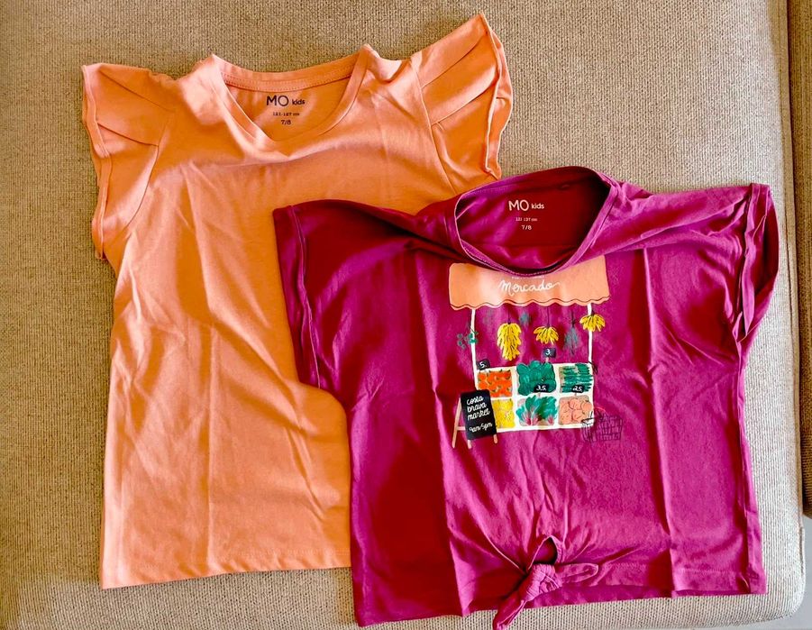 T-shirts manga curta