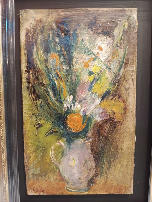 Quadro Óleo Sobre Tela Jean Fautrier