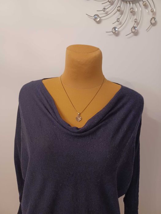 MINT VELVET sweter doskonały 1005 wełna merino niegruby dla XL+
