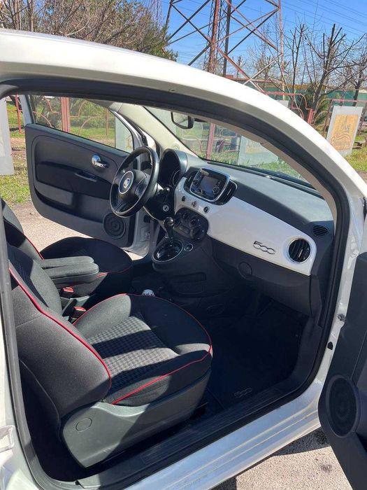 Продам Fiat 500, автомат 1.4, білий колір, 2017 року