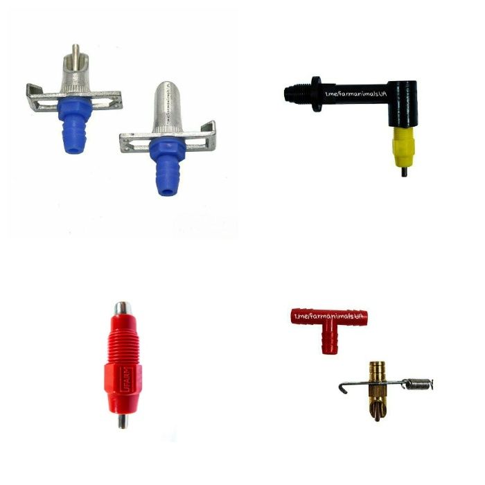 Поилка для кроликов ниппельная / Соскова поїлка для кролів (в ассорт.)