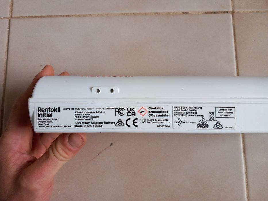 Rentokil Pest Connect radar R armadilha para roedores