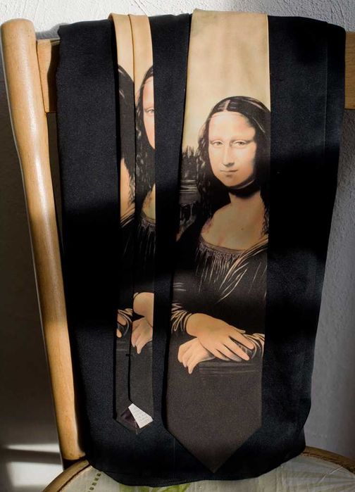 Kolekcjonerski krawat: 1984 Ralph Marlin & Co. "MONA LISA"