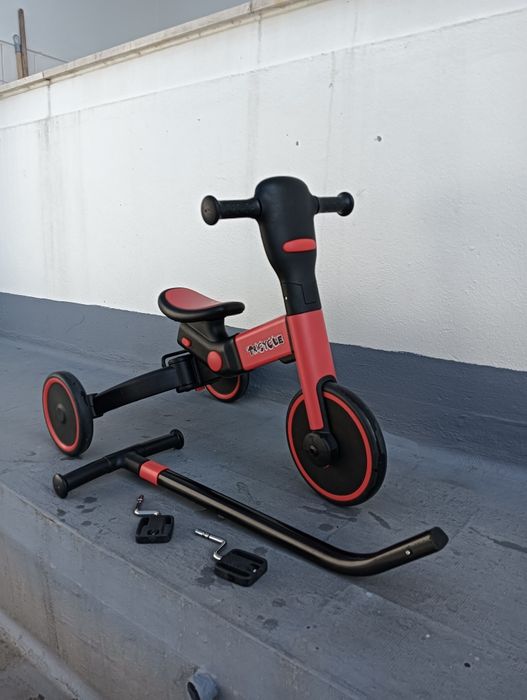 Triciclo e bicicleta evolutivo criança