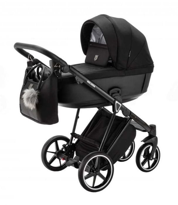 Adamex Belissa Standard Głęboko-Spacerowy 2 w 1 CZARNY