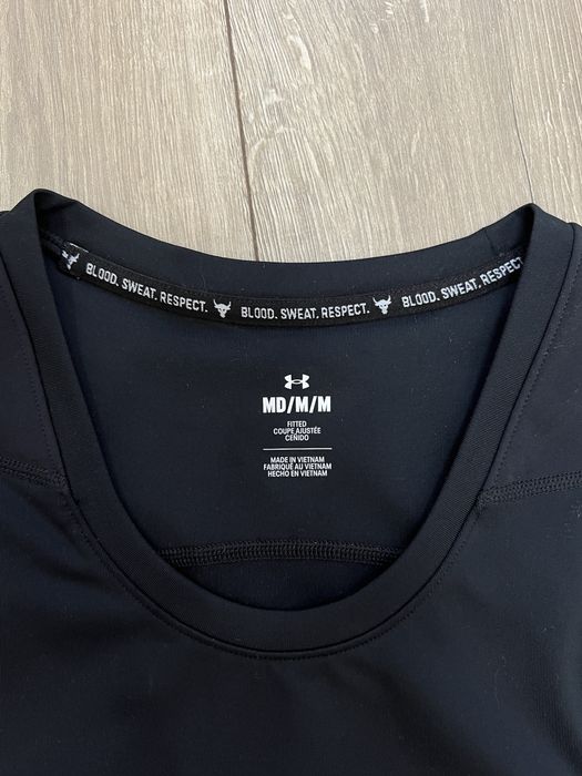 Майка Under Armour project rock компрессионная для бодибилдинга и спорта