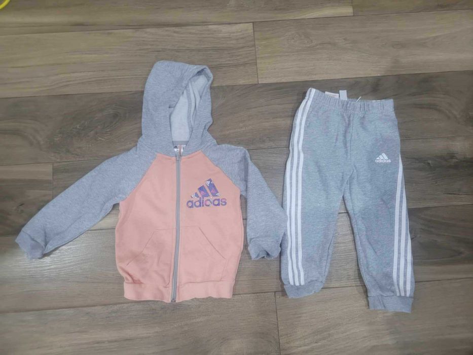 Dres Adidas szary rozmiar 92 Oryginał