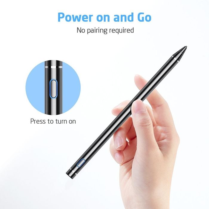 Rysik Stylus Pen Długopis Do Telefonu / Tabletu Czarny