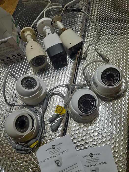 Камеры видеонаблюдения.