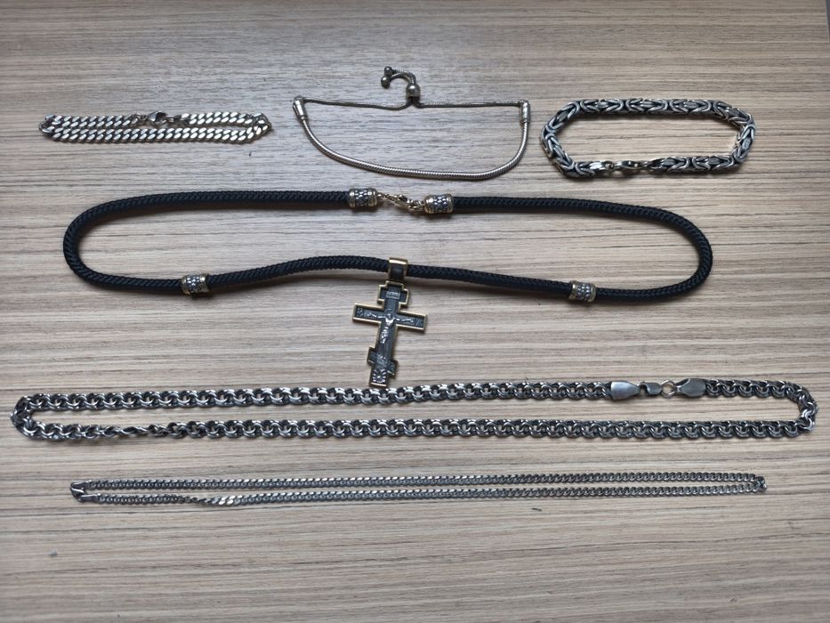 Украшение Серебро Браслет Цепочка  Pandora Ланцюг Срiбло 925