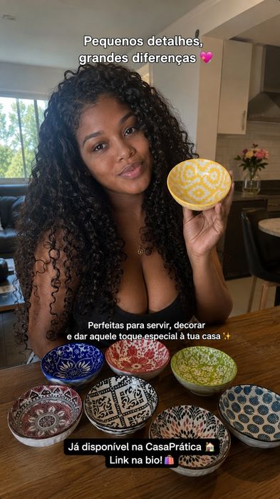 Conjunto de tigelinhas em cerâmica