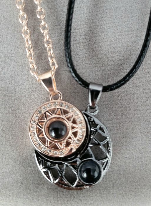 Naszyjnik dla par prezent chłopaka dziewczyny przyjaciółek Walentynki