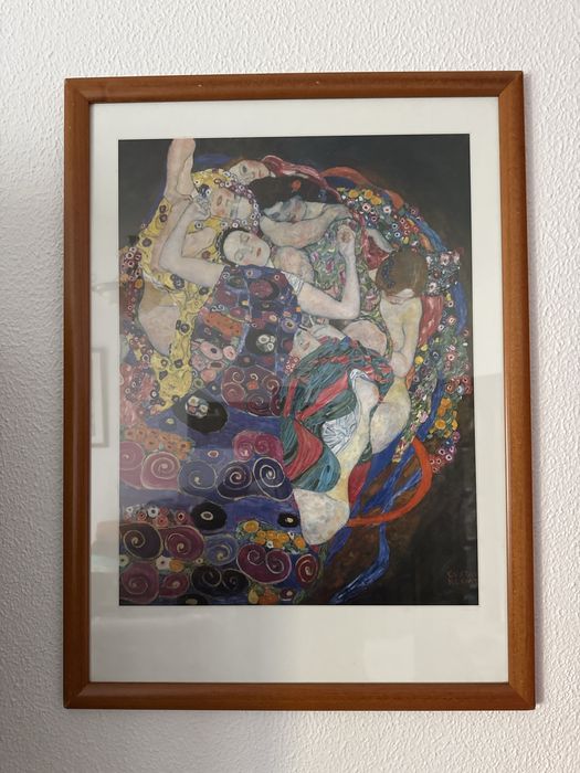 Replica A Virgem de Gustavo Klimt