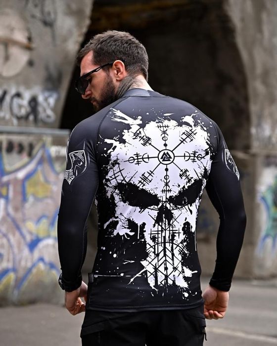 Тактичний військовий Рашгард Odin / рашгард punisher / рашгард Voron