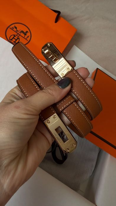 Ремінь шкіряний Hermes Повне пакування