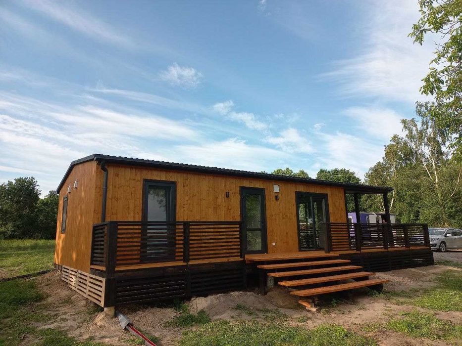 Модульний будинок 72м2 під ключ. Каркасний дім з терасою