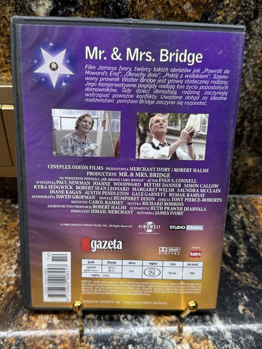 DVD Mr and Mrs Bridge Paul Newman Joanne Woodward