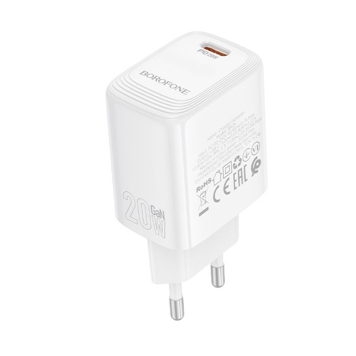 Power Adapter GaN 20W USB-C зарядний блок адаптер швидка зарядка iphone та андроід