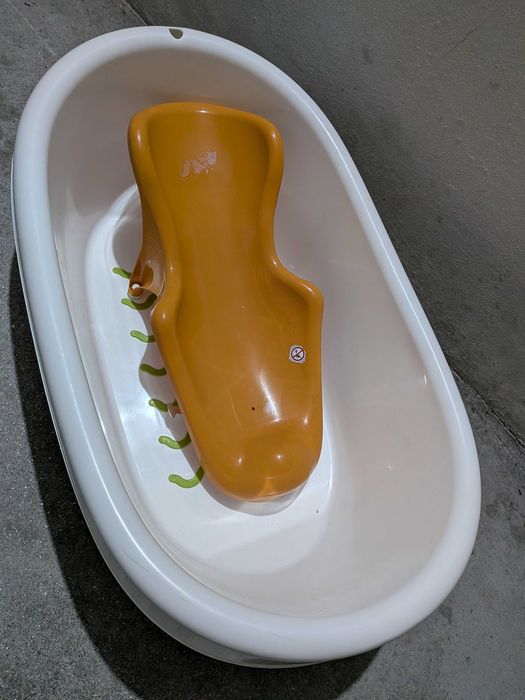 Banheira criança com adaptador de oferta