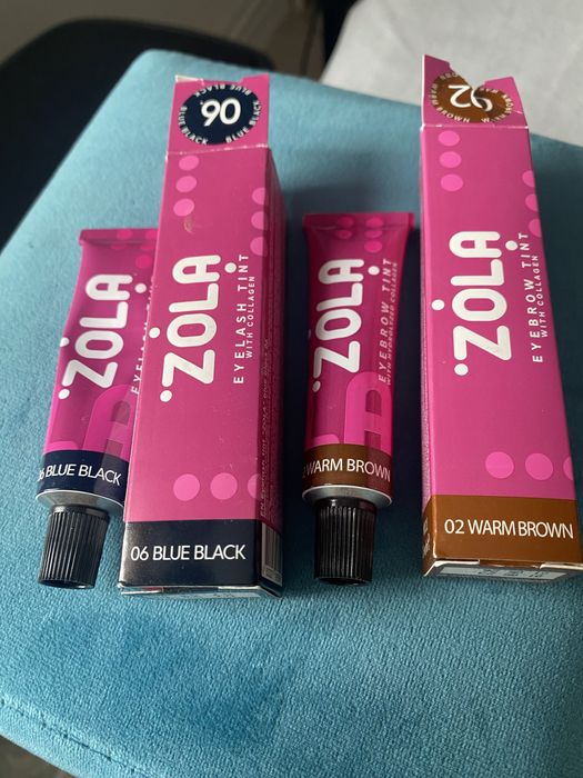 Farbka zola blue black warm brown dark brown